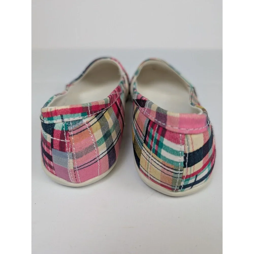 Nine West Shoes Flats Patchwork Quilt Loafers Slip On Size 7.5 M Round Toe
